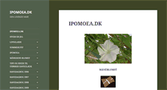 Desktop Screenshot of ipomoea.dk