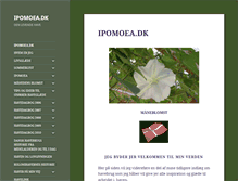 Tablet Screenshot of ipomoea.dk